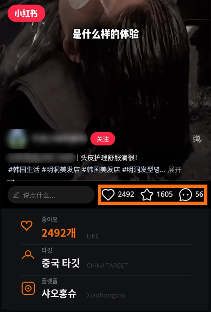 샤오홍슈 레퍼런스 1